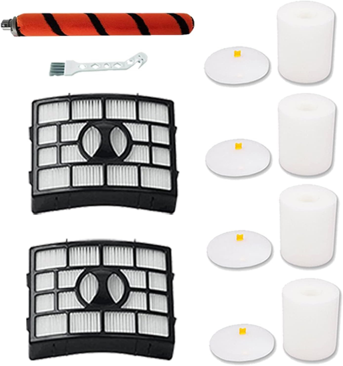 Replacement Brush Roll ilters Compatible with Shark Apex DuoClean AZ1000 AZ1002 AZ1003BRN AX950 AX951 AX952 NV830 NV831 NV835 ZU881 ZU885 Vacuum,Part # 1173T950,X650 and XH650