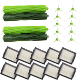 24PK Replacement Parts Kit Compatible with iRobot Roomba E & I & J Series i1 i3 i4 i5 i6 i7 i8 J7 J5 J6 J8 J9 Plus E5 E6 Vacuum,Including 2 Main Brushes & 10 ilters & 10 Side Brushes