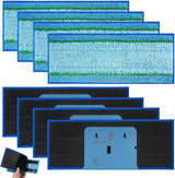 Upgraded M6 Wet Mopping Pads or iRobot Braava Jet M6 Series (6110) (6012) (6112) (6113) Ultimate Robot Mops, New Sticky Design, Detachable, Washable and Reusable M6 Mop Pads or iRobot, 8 Pack