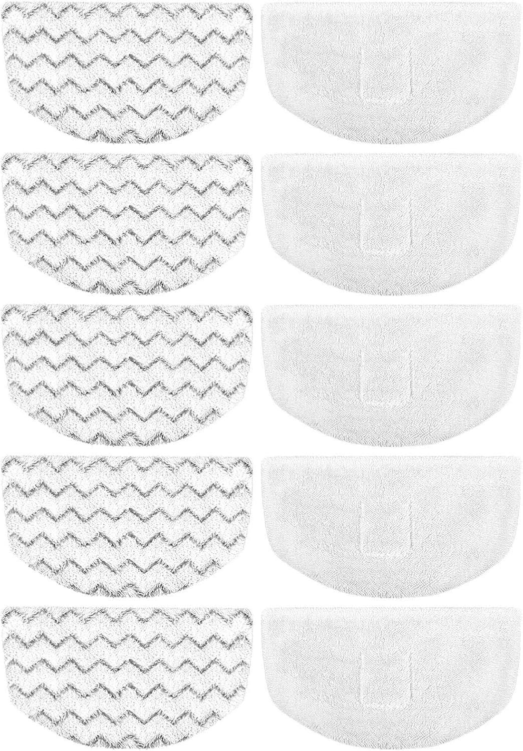 10 Pack Steam Mop Replacement Pads or Bissell Powerresh Steam Mop 1940 1806 1544 2075 2685A 2181 2814 Series, Model 19402 19404 19408 19409 1940A 1940 1940Q 1940T 1940W B0006 B0017 2075A