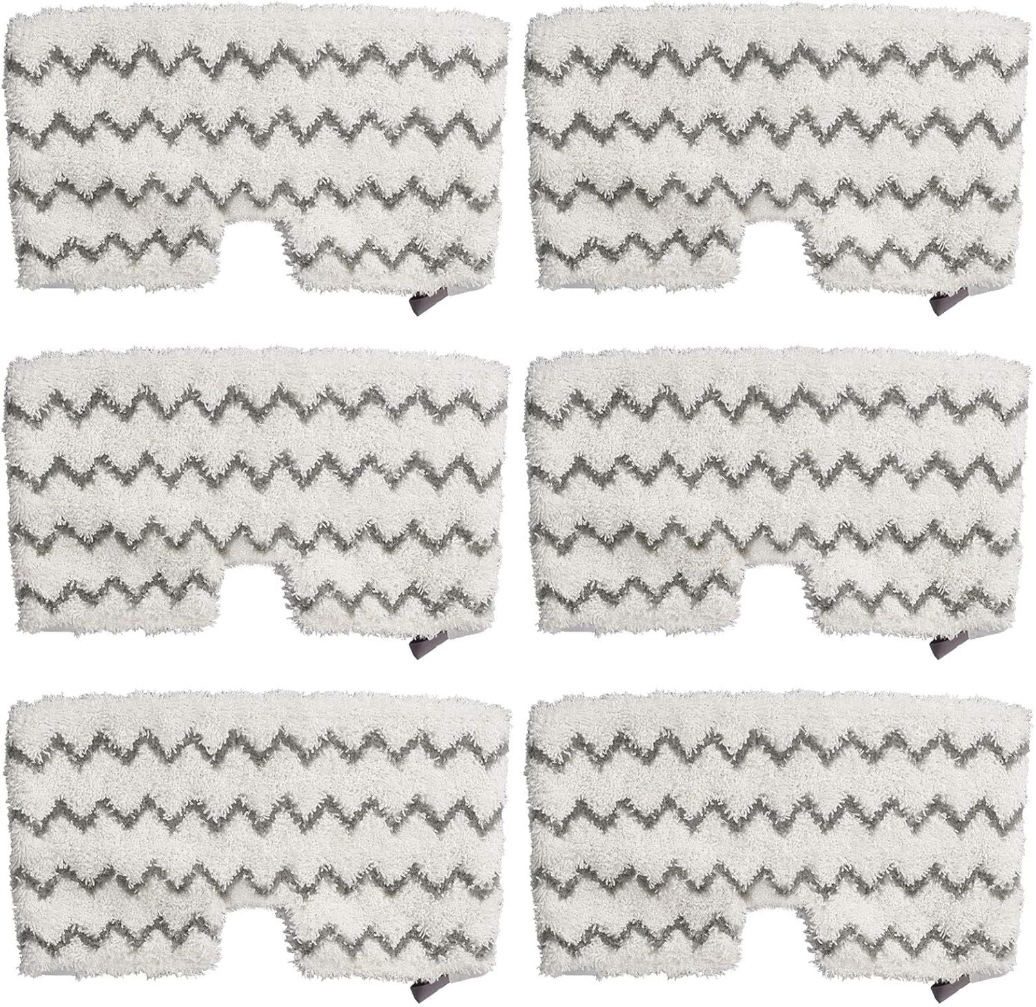 6 Pack Steam Mop Pads Replacement or Shark Steam Pocket Mops S3501 S3601 S3972BRN S3550 S3801 S3901 S3601D S3801CO S3901D S3455K S2902 SE450 SE460
