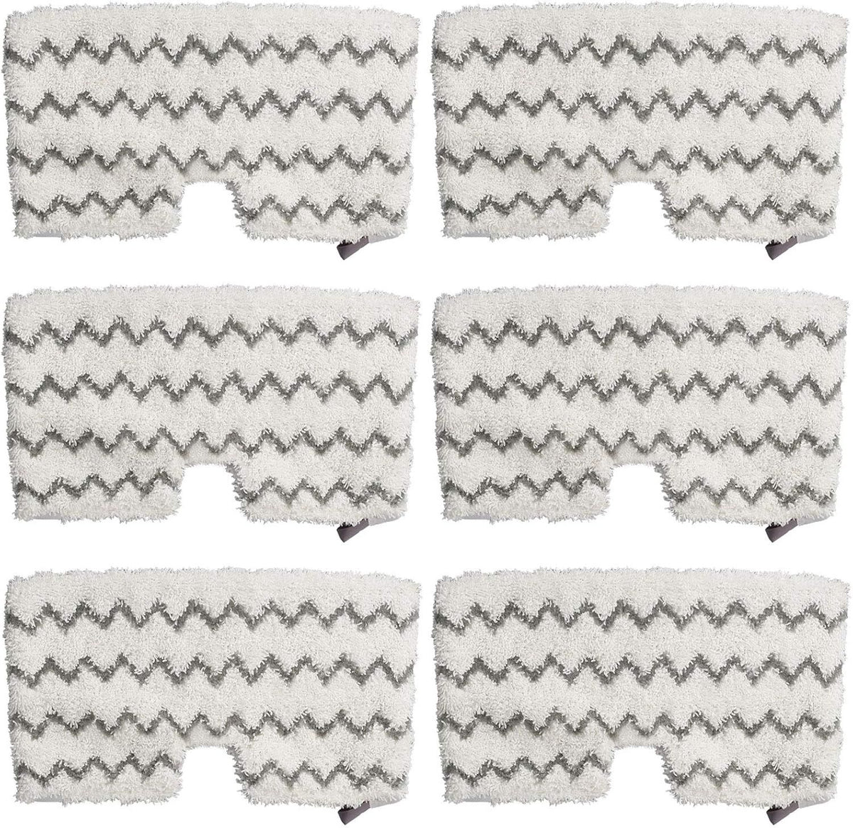 6 Pack Steam Mop Pads Replacement or Shark Steam Pocket Mops S3501 S3601 S3972BRN S3550 S3801 S3901 S3601D S3801CO S3901D S3455K S2902 SE450 SE460