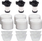Replacement ilters or Shark ION lex DuoClean X30 X40 60 80 I200 I201 I202 I205 I251 I252 I281 I282 I285 U280 IC205 IR70 IR100 IR101, 3 Post 6 oam&elt ilters, XPREM100