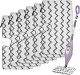 6 Pack S3501 S3601 Steam Mop Replacement Pads or Shark S3501 S3601 S3550 S3801 S3901 S3601D S3801CO S3901D S3455K S2902 SE450 Steam and Scrub Pocket Mop Steamer Pads Washable