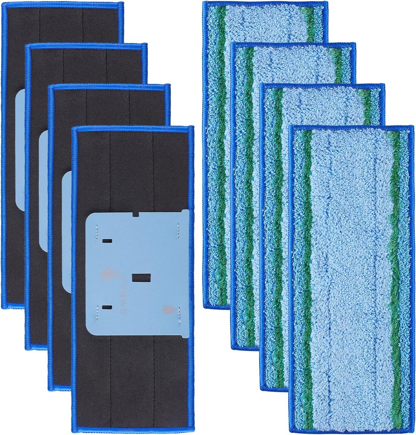 8 Pack Mop Pad or iRobot Braava Jet M6 Ultimate Robot Mop, Upgraded M6 Wet Mopping Pad, Washable Microiber Replacement Cleaning Pad