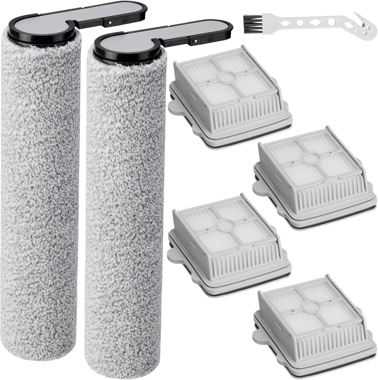 6 Pack 25 Roller Brushes and HEPA ilters Replacement Parts, Compatible with  25/25 ACE/25 ALT/25 LT/25 RT/25 GT/25 BX/25 Combo/25 ACE Combo Cordless Wet Dry Vacuum Cleaner