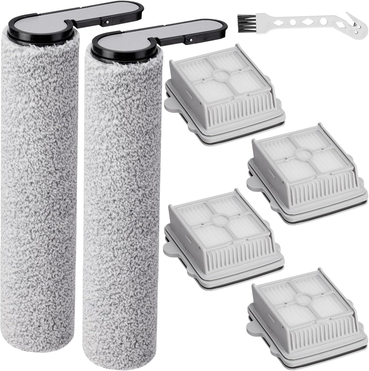 6 Pack 25 Roller Brushes and HEPA ilters Replacement Parts, Compatible with  25/25 ACE/25 ALT/25 LT/25 RT/25 GT/25 BX/25 Combo/25 ACE Combo Cordless Wet Dry Vacuum Cleaner