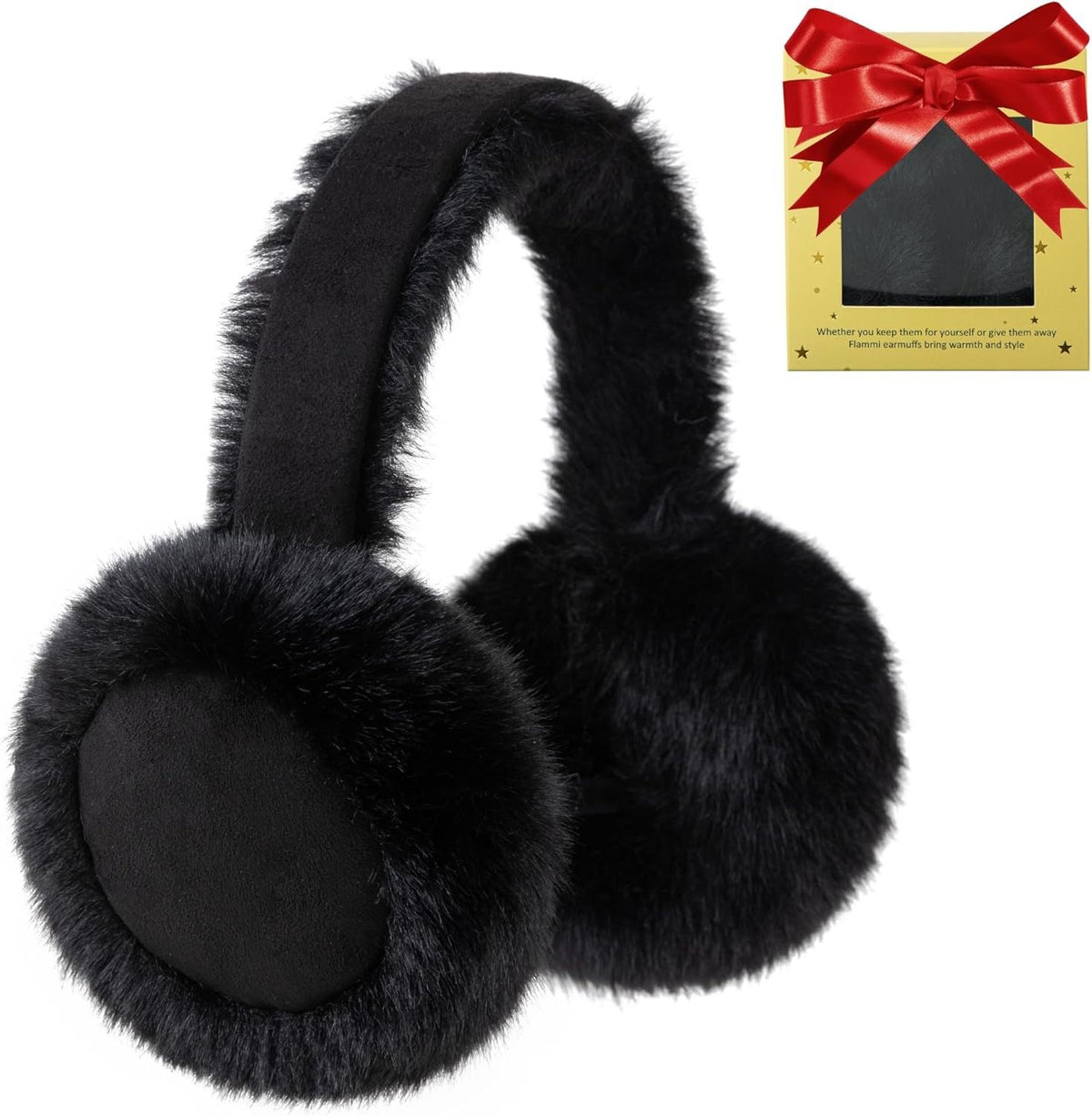 Ear Mus or Winter Women, Water Resistant Suedette and aux ur Warm Earmus oldable Outdoor Ear Warmers or Women Girls