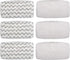 Steam Mop Pads or Bissell Powerresh Vac & Steam Series - 6 Pack, Compatible with 2747A, 1132, 1543, 1632, 1652 Models, Hard loor Mop