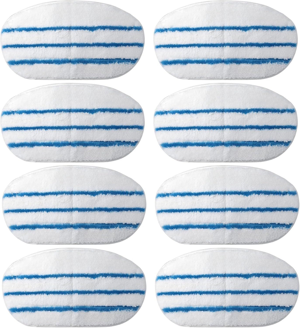8 Pack Steam Mop Pads or PurSteam ThermaPro 10-in-1 Steam Mop Washable Reusable Pads by