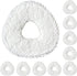 Robot Vacuum and Mop Pads 10 Pack or Narwal reo X Ultra/reo /reo Z Ultra/reo Z10/reo Pro/reo Z10 Ultra Robot Vacuum, High Absorbency Microiber Replacement Pads, Washable Robot Mop Pads White