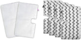 6 Pack Steam Mop Pad or Shark Steam Pocket Mops S3500 Series S3501 S3601 S3550 S3901 S3801 SE450 S3801CO S3601D (2 Sot mop pad+4 scrubby mop pad)