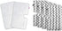 6 Pack Steam Mop Pad or Shark Steam Pocket Mops S3500 Series S3501 S3601 S3550 S3901 S3801 SE450 S3801CO S3601D (2 Sot mop pad+4 scrubby mop pad)