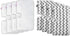 8 Pack Replacement Microiber Mop Pad or Shark Steam Pocket Mops S3500 Series S3501 S3601 S3550 S3901 S3801 SE450 S3801CO S3601D (4 Sot mop pad+4 scrubby mop pad)