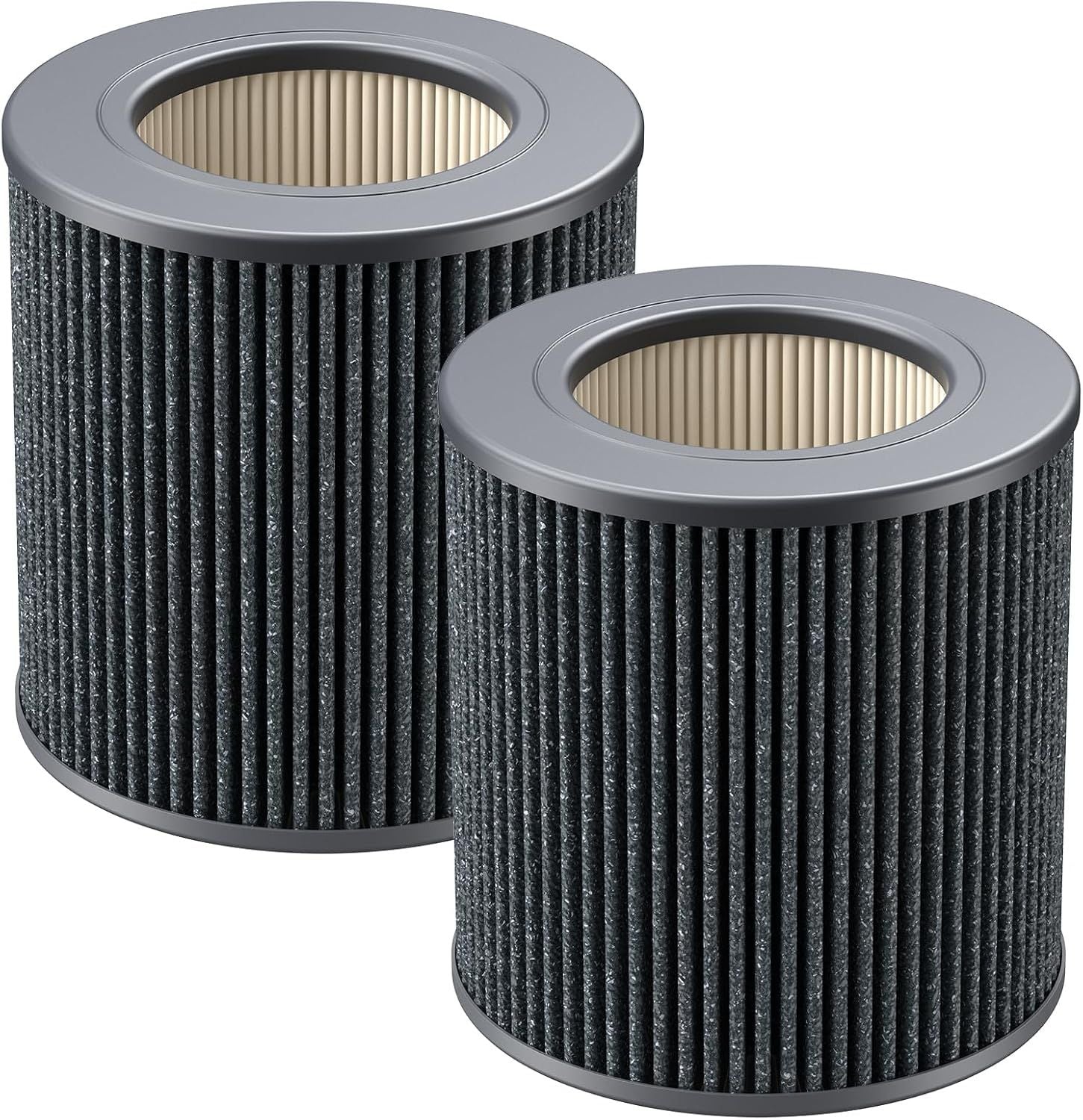 Air Mini Replacement ilter Compatible with Molekule Air Mini and Air Mini+ Air Puriiers,3-in-1 HEPA and Activated Carbon ilter or Home, Dust, Smoke & VOCs, 2-Pack