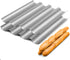 2 Pack Nonstick Perorated Baguette Pan 15" x 13" or rench Bread Baking 4 Wave Loaves Loa Bake Mold Oven Toaster Pan (Silver)