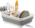 Collapsible Dish Drying Rack, Pop Up Dinnerware Drainer, Portable Plate Organizer or Kitchen RV Campers Travel Trailer, Space Saving Kitchen Storage Tray