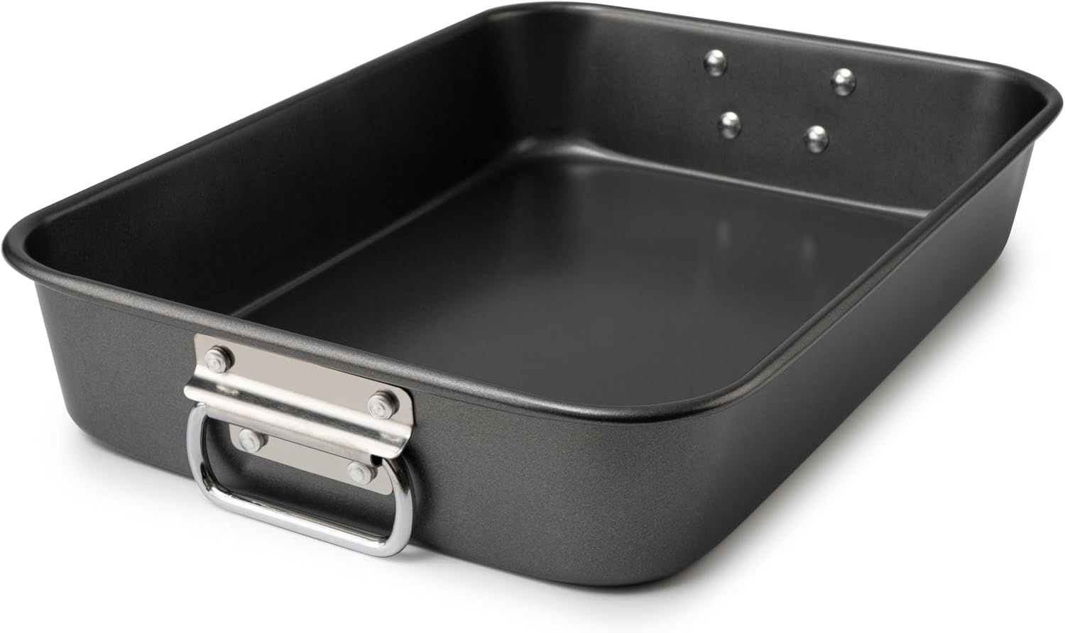 Lasagna Pan with Handles, 15x10x3 Inch Bakeware or Oven, Nonstick Rectangular Roasting Pan, Deep Baking Dish or Cake and Brownie, Heavy Duty