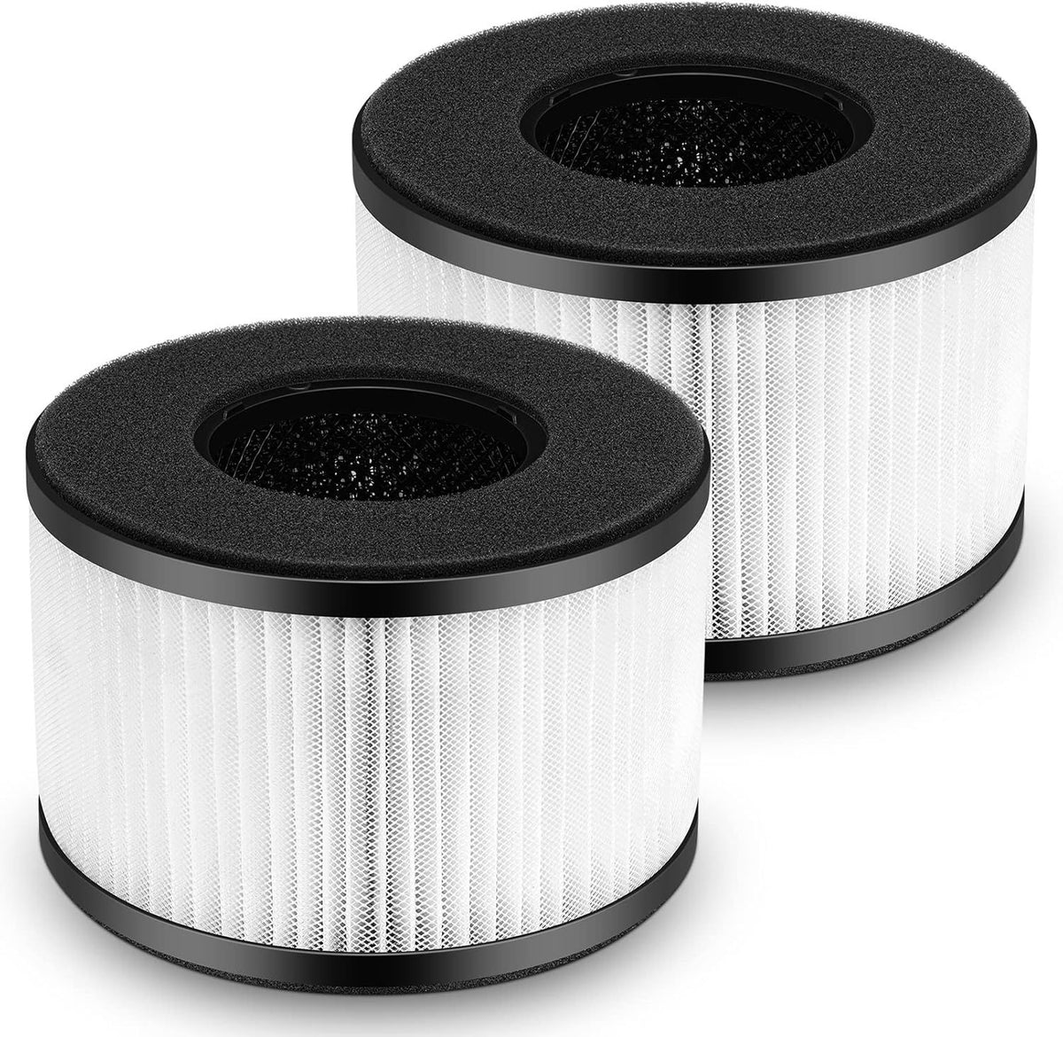 2-Pack BS-03 Replacement ilter Compatibel with PARTU and Slevoo BS-03 Air Puriier Part U & Part X, 3-in-1 iltration System (Not it BS-01）