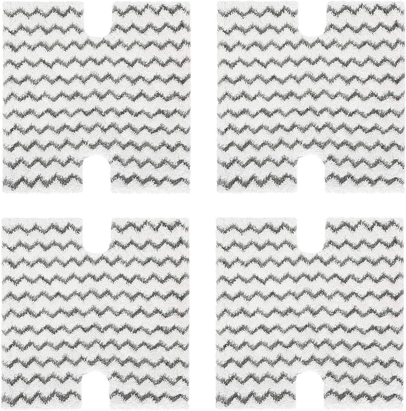 4 Pack Steam Mop Pads Replacement or Shark Lit-Away Pro & Shark Genius Mop System Pocket Mop S3973 S3973D S3973WM S5001 S5002Q S5003A S5004 S5004W S6001W S6001WM S6002 S6002C S6003D S6003W