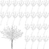 60 Pieces Artiicial Bouquets with Acrylic Bead Drop Crystal lower Stem Branches Beaded String Bridal Picks, Decoration or Wedding DIY Crats