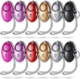 12-Piece Personal Alarm Set, Emergency LED Light Keychain Alarms in 6 Colors or Women & Men