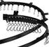 6.5 eet/ 2 Meters lexible Bendable Ceiling Curtain Track, Mount or Rail with Curtain Tracks System Bunk Bed Window, Room Divider, Door, Shower, Rv(Black)