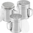 [Set o 3] 10oz Stainless Steel Dredges With Handle - ine Mesh + Medium Holes + Large Holes (or Coarse Seasonings)