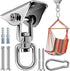 360 Rotating Hammock Hanging Kit - Heavy Duty Stainless Steel 1000 lb Loading Hammock Hooks or Trapeze, Yoga, Boxing Bag, Hammock Chair, Porch