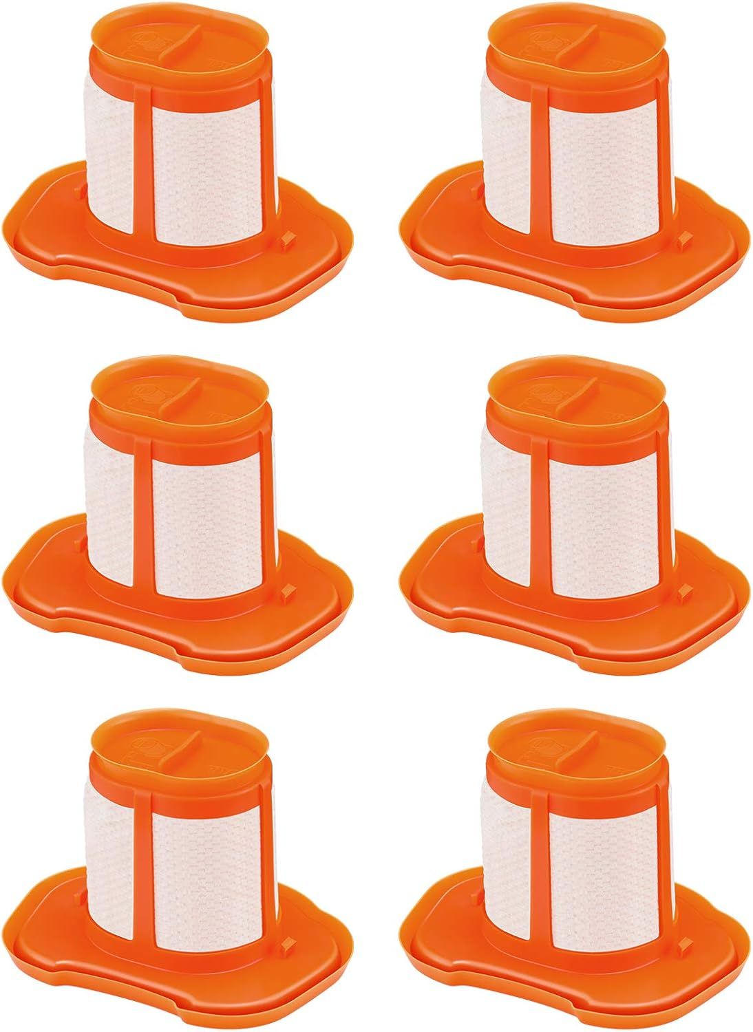 HHVK10 ilter Compatible with BLACK And DECKER Handheld Vacuum ilter Washable it or Models HHVK HHVK320J HHVK320J10 HHVK320JZ01 HHVK515J HHVK515JP HHVK515JP07 HHVK515J00 HHVK415B01, 6 Pack