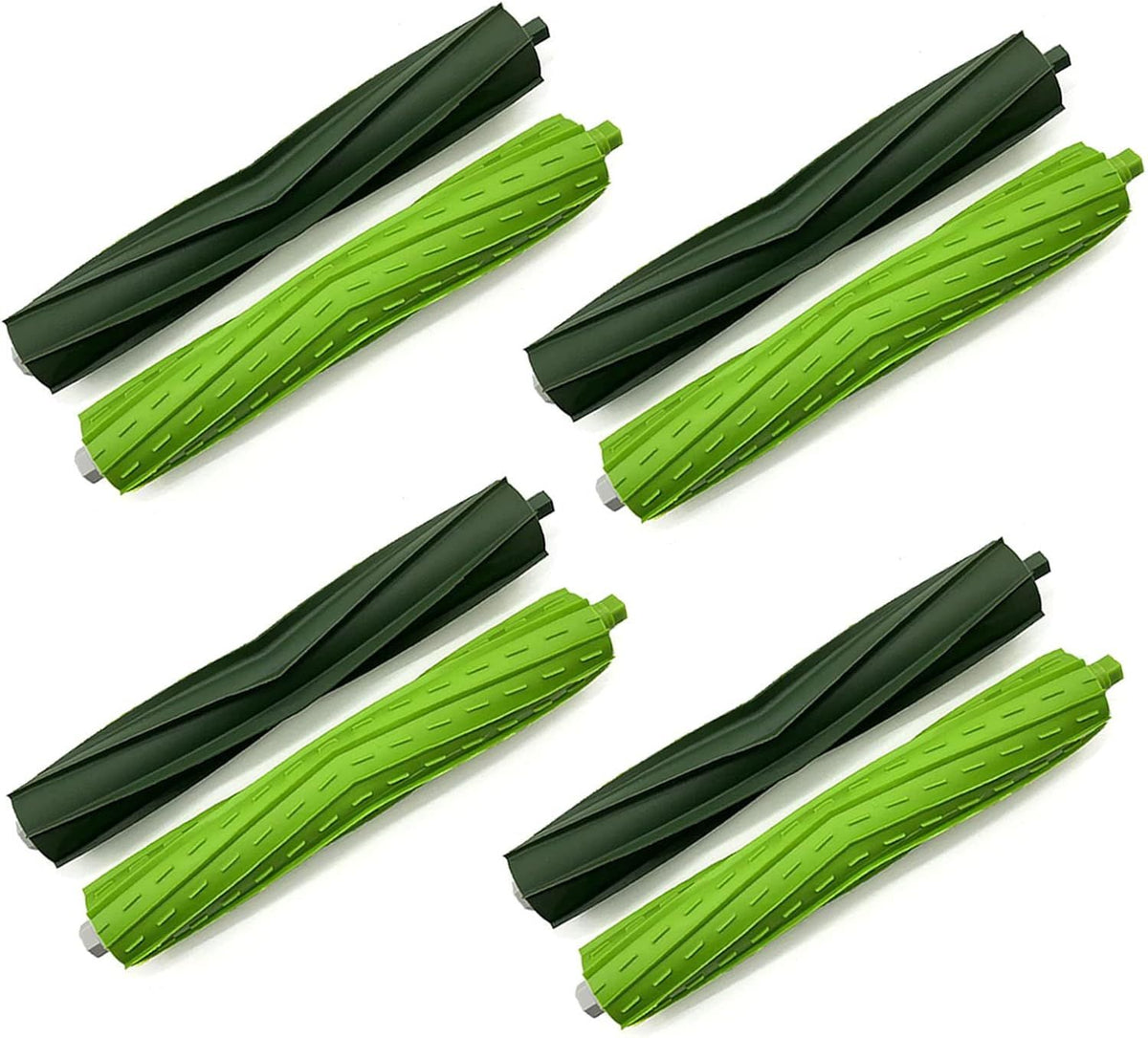 Replacement Parts or iRobot Roomba i3 i7 E5 j7 i4 i7+ i3+ i4+ i5 i5+ Combo i5 Combo i5+ i6 i6+ i8 i8+ i2 i2+ E6 E7 E & I & j Series Vacuum Cleaner 4 Sets Multi-Surace Rubber Brush Roller