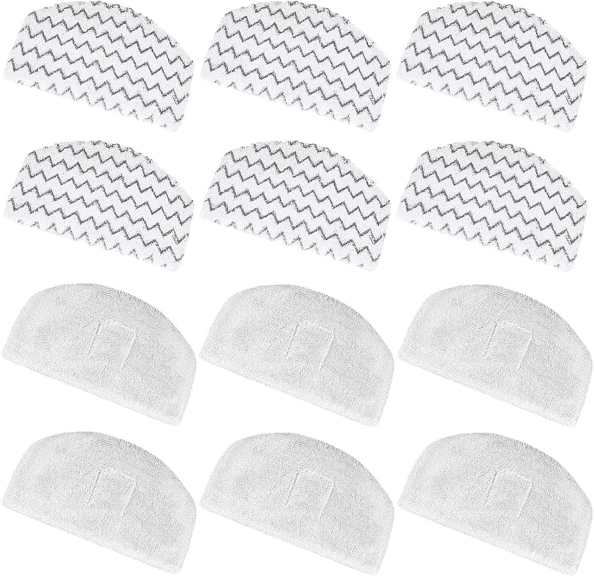 12 Pack 1940 Steam Mop Replacement Pads or Bissell Powerresh Steam Mop 1940 1440 1806 1544 2075 2685A 2814 Series, Model 19402 19404 19408 19409 1940A 1940 1940Q 1940T 1940W B0006 B0017 2075A 15441