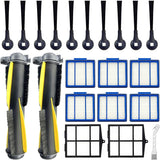 Accessories Kit or Shark IQ RV1001AE, Shark AV911S EZ, AV1010AE RV1000 RV1001 AV970 AV993 AV1002AE UR1000SR UR1005AE Robot Vacuum Cleaner,2 Main Brush,6 ilters,10 Side Brushes,2 Pre ilter