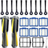 Accessories Kit or Shark IQ RV1001AE, Shark AV911S EZ, AV1010AE RV1000 RV1001 AV970 AV993 AV1002AE UR1000SR UR1005AE Robot Vacuum Cleaner,2 Main Brush,6 ilters,10 Side Brushes,2 Pre ilter