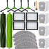 Replacement Parts Accessories or iRobot Roomba Combo i5, i5+, j5, j5+ Robot Vacuum Cleaner, 1 Set o Roller Brush & 4 ilters & 4 Mop Pads & 4 Vacuum Bags & 4 Side Brushes