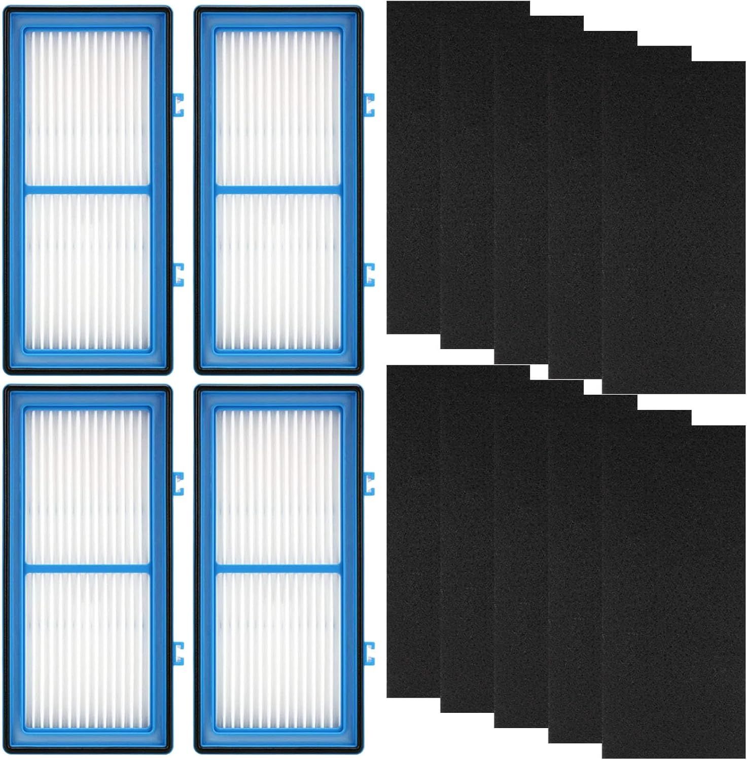 8 Pack Replacement ilters Compatible or Holme-s AER1 Air Puriier Total Air Clean 2 HEPA Air ilters 6 Carbon Booster ilters Replacement ilter or HAP30AT,HAP242 NUC