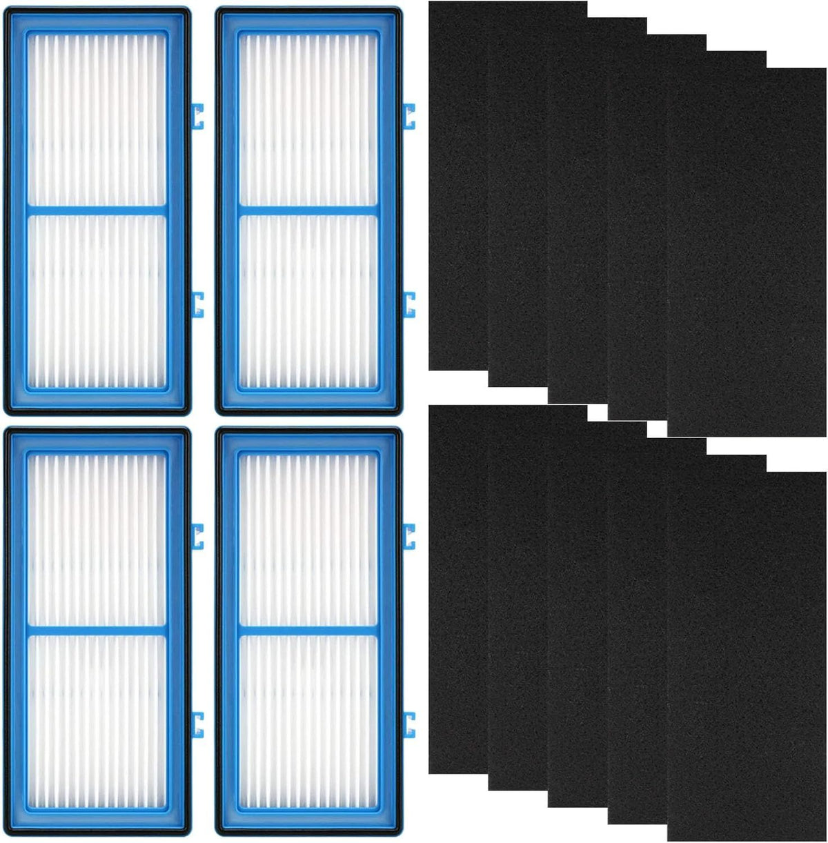 8 Pack Replacement ilters Compatible or Holme-s AER1 Air Puriier Total Air Clean 2 HEPA Air ilters 6 Carbon Booster ilters Replacement ilter or HAP30AT,HAP242 NUC
