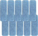 Replacement Mop Pads it or Rubbermaid Commercial 18" and 17" Mop - 10 Pack Wet & Dry Commercial Cleaning Reusable Reills it or Any lat System 17 and 18 Inch