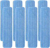 Replacement Microiber Pad or Rubbermaid Commercial 24 Inch Mop Head - 8 Pack Wet & Dry Commercial Cleaning Reills Reusable Mop Reills it or Any Microiber lat Mop System 24"