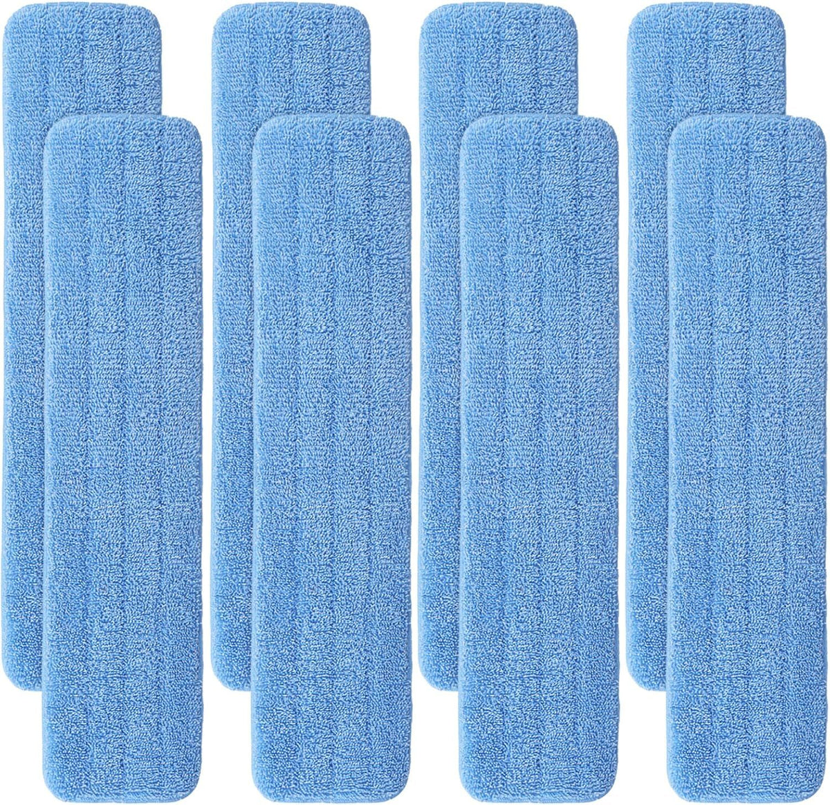 Replacement Microiber Pad or Rubbermaid Commercial 24 Inch Mop Head - 8 Pack Wet & Dry Commercial Cleaning Reills Reusable Mop Reills it or Any Microiber lat Mop System 24"