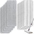 Microiber Cleaning Pads: 10 Pack 13" X 4.9" Washable or loor Cleaning Compatible with Tethys & Most 13 Inch lat Mops - Replacement or Mop Bucket Set