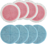 Spin Cordless Electric Mop Pads - 8 Pack Steam Electric Mop Reills it or Vmai/Eous/Idoo/Alabot/Devoac - 7.28inch Spin Replacement Mop Pads or loor Cleaning
