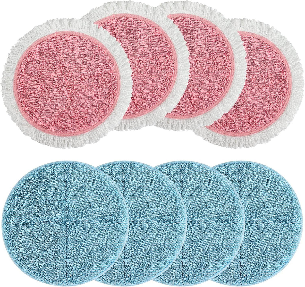 Spin Cordless Electric Mop Pads - 8 Pack Steam Electric Mop Reills it or Vmai/Eous/Idoo/Alabot/Devoac - 7.28inch Spin Replacement Mop Pads or loor Cleaning