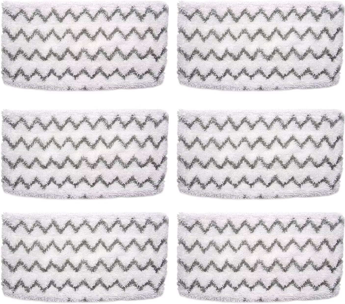 6 Pack S1000 S2001 Steam Mop Replacement Pads or Shark S1000 S1000A S1000C S1000WM S10001C S1200 & S2001 SteamSpot Steam Mop