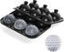 Bangp Golf Ball Ice Cube Molds,Novelty Golf Gifts Ball Ice Maker Mold,2.2" Large Sphere Round Ice Cube Mold,Fun Shapes Large Whiskey Ice Cube Tray for Cocktails,Bourbon