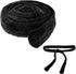 Robe Belt, Reusable Robe Tie, Soft Adjustable Design & Machine Washable for Bathrobe, Hotel & Home Use, (Black, 66.9")
