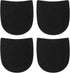 4PCS Shoe Repair Kit Heel, 3.8 * 3.4 Inch Shoe Heel Repair for Boots Suitable for Men Women Boot Shoes (Black)