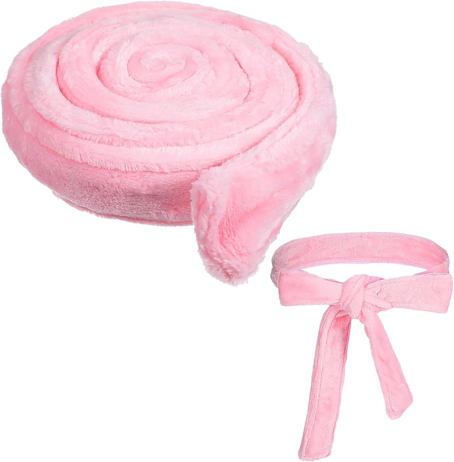 Reusable Robe Belt, 66.9 in Robe Tie for Unisex, Travel Home Hotel Spa, Sleep, (Pink, Adjustable)