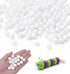 200 Pcs Styrofoam Balls Small, 0.6 Inch Small Styrofoam Balls for DIY Crafts, Christmas Tree & Holiday Decorations, Polystyrene Round White Craft Ball for Slime, Ornaments, Art Projects