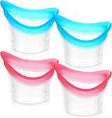 4 Pcs Eye Wash Cup, Eye Cups for Eyes Wash Silicone Eyes Cleansing Cups for Quick & Effective Rinse, Portable Tool for Dust, Makeup, Irritants